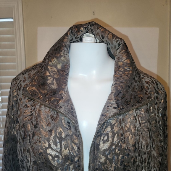 VINTAGE Gold Jacket by COMPANY COLLECTION, SZ 14P - Picture 1 of 12